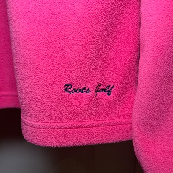 RARE Vintage Roots Golf Fleece Size S Cozy Campfire 90s - Picture 5 of 7